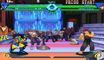 X-Men Vs. Street Fighter (Euro 960910) screen shot game playing